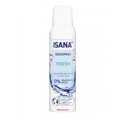 ISANA Deodorant spray Fresh Дезодорант Спрей Ощущение свежести долгая защита, 150 мл