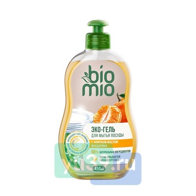 BioMio BIO-CARE Средство для мытья посуды с эфирным маслом Мандарина, 450 мл.
