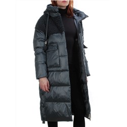 Y21636 DK. GRAY Пальто женское зимнее MEIYEE (200 гр. холлофайбера)