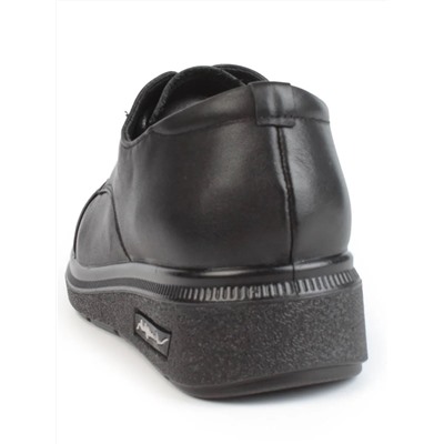 03-5322 BLACK Полуботинки женские (натуральная кожа)