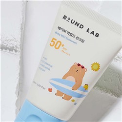 ROUND LAB Детский солнцезащитный крем / Baby Mild Sunscreen SPF50+ PA++++, 60 мл