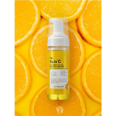 Dr.MeLoSo Очищающая вода для лица с витамином C / I'm Yuja С Vita Bubble Essence Pore Cleansing Water, 160 мл