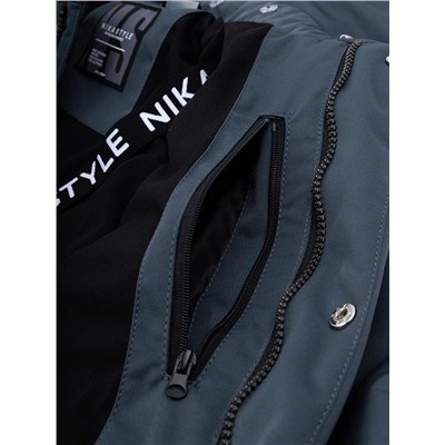 Куртка утепленная для мальчика NIKASTYLE 4м5124 джинс Nikastyle