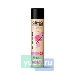 OLIVIA Лак д/волос "Volume&power", экстрасильная фиксация, 300мл (12)