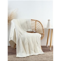 Плед SL Home Cotton 210*240 см, муслин/жаккард, 100% хлопок