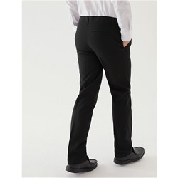 2pk Boys' Slim Leg School Trousers (2-18 Yrs)