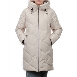 760 LT. BEIGE Пальто зимнее женское (170 гр. холлофайбер)