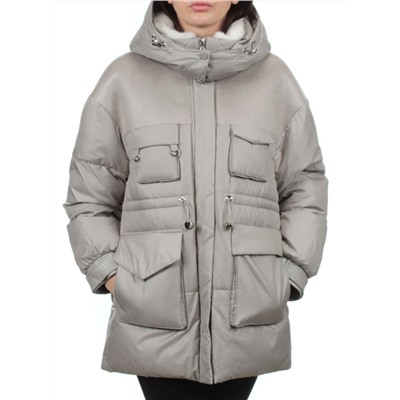 338-X44 BEIGE Куртка зимняя женская (200 гр. холлофайбер)