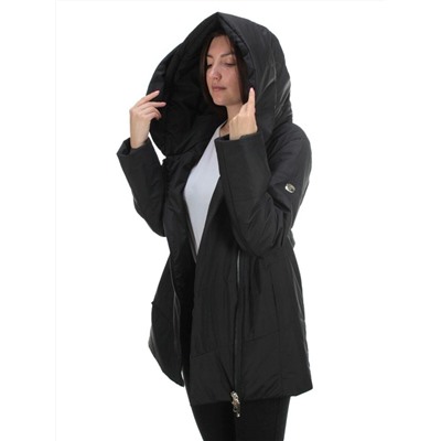 22222 BLACK Куртка демисезонная женская (80 гр. синтепон)