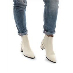 01-PCG269-2 LT.BEIGE Ботинки демисезонные женские (натуральная кожа, байка)
