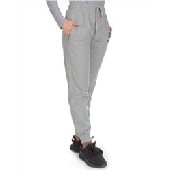 Q-01 GRAY Брюки спортивные женские (85% хлопок, 15% полиэстер)