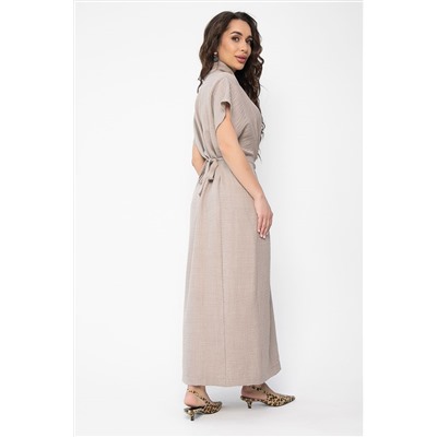 Платье Исландия (серо-коричневое) П13623-30М
