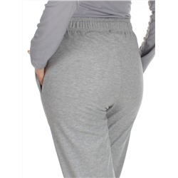 Q-01 GRAY Брюки спортивные женские (85% хлопок, 15% полиэстер)