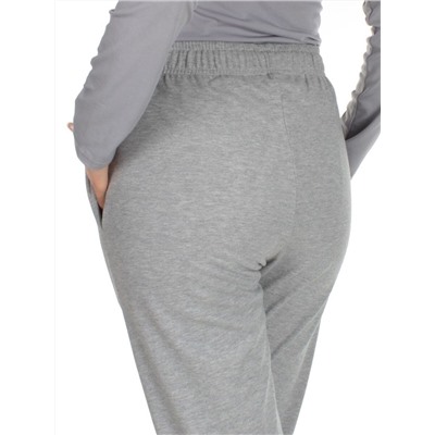 Q-01 GRAY Брюки спортивные женские (85% хлопок, 15% полиэстер)