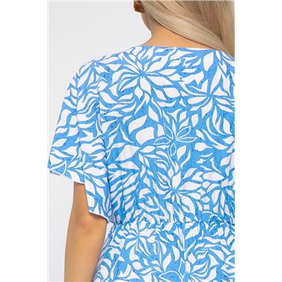 Платье Летнее настроение (голубое) П13728-7М