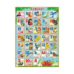 Плакат "Алфавит "  0-02/Россия