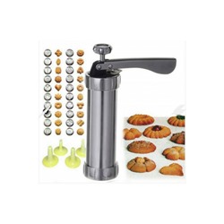 Шприц Кондитерский Biscuits S-6385 универсальный 10-насадок для теста крема джема паштетов (48)