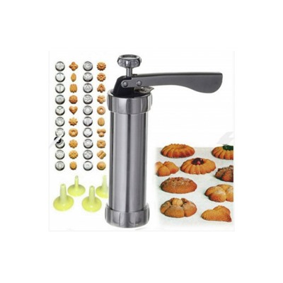 Шприц Кондитерский Biscuits S-6385 универсальный 10-насадок для теста крема джема паштетов (48)