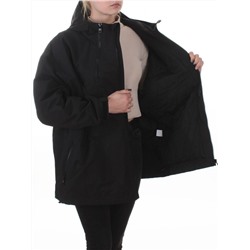 3103 BLACK Куртка демисезонная женская (100 гр. холлофайбер)