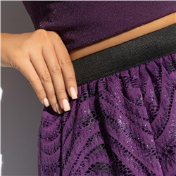 Костюм с юбкой нарядный, Больше чем стиль (2 в 1, фиолетовый)