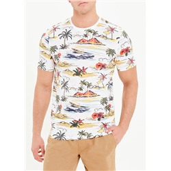 Island Print T-Shirt