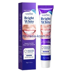 Очищающая зубная паста Sadoer с экстрактом маракуйи (12693)