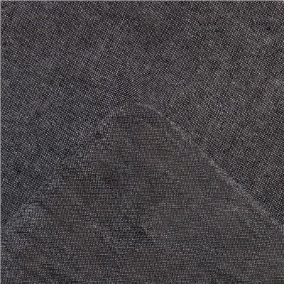Постельное бельё Этель Denim 1.5 сп, 155×210 см, 160×240 см, 50×70-2 шт., тёмно-серое, жатый хлопок