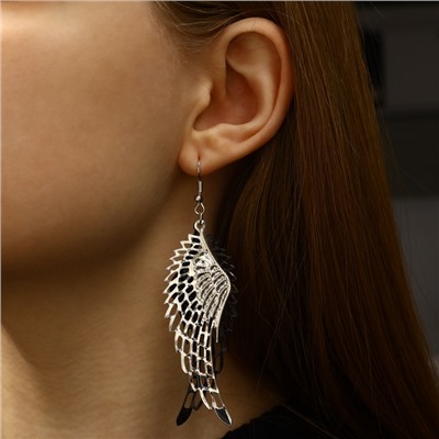 Серьги висячие «Крылья ангела», цвет МИКС, 9 см