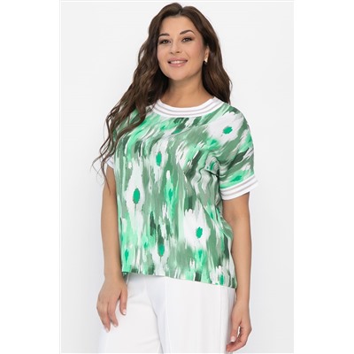 Блуза Лаванда (зеленая) Б13865-1М