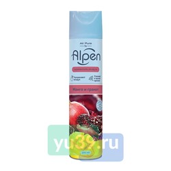 Освежитель воздуха Air pure by Alpen Манго и гранат 300мл
