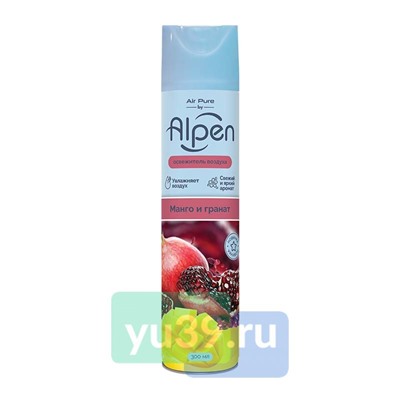 Освежитель воздуха Air pure by Alpen Манго и гранат 300мл