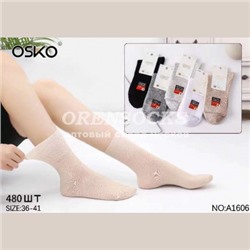ЖЕНСКИЕ ХЛОПОК НОСКИ АССОРТИ ОТЛИЧНОГО КАЧЕСТВА OSKO A1606