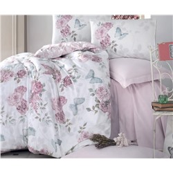 1 сп. Комплект Постельного Белья Ранфорс MODE LINE Rosella Pembe cotton box
