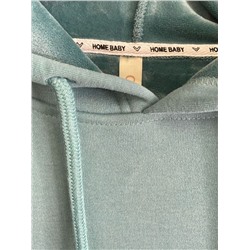 A17 TURQUOISE Толстовка  женская с капюшоном (85% хлопок, 15% полиэстер)