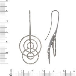 Серьги серебряные, Италия BAG0113A