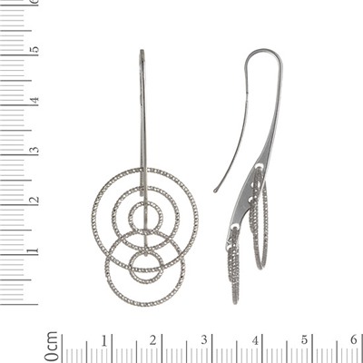 Серьги серебряные, Италия BAG0113A
