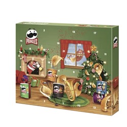 Pringles Adventskalender Адвент-календарь 2025, 24 баночки чипсов х 40 грамм, 960 грамм