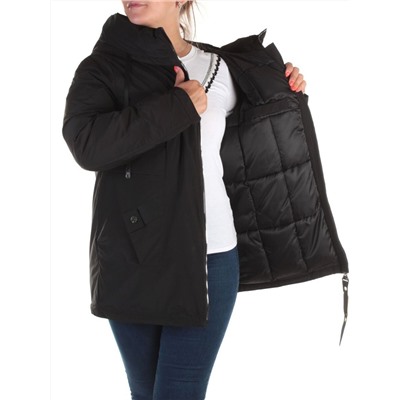 21-973 BLACK Куртка зимняя женская AKIDSEFRS
