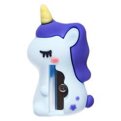 Точилка MESHU «Unicorn», 1 отверстие, МИКС