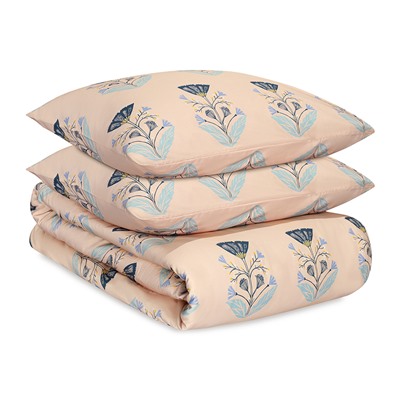 Комплект постельного белья "Летний цветок" из премиального сатина из коллекции Russian North, 200х220 см