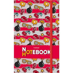 Записная книжка А6 80-50л Patternstyle с тв обл спираль с клап на резинке Хатбер 80-50ЗКт6Вгр_20855
