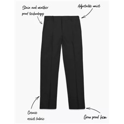 Boys’ Slim Leg School Trousers (2-18 Yrs)