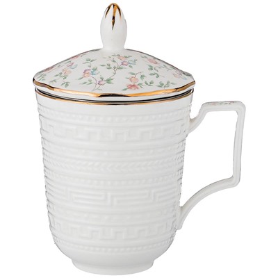 КРУЖКА ЗАВАРОЧНАЯ LEFARD "ФАБЬЕН" 400 МЛ С КРЫШКОЙ И СИТОМ (КОР=36ШТ.)