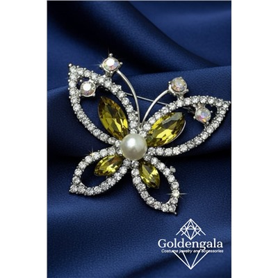 Брошь-кулон "Бабочка" БР2 модель БРО/34