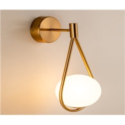 299-228 Бра диам 20 см, выс. 40 см (х1)Стекло+метал