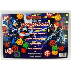 Игра настольная. Противостояние. MARVEL. Мстители. Железный Человек и Капитан Америка