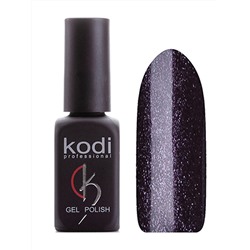 Kodi Гель-лак для ногтей 054, тёмно-фиолетовый с шиммером, полупрозрачный, 8 мл