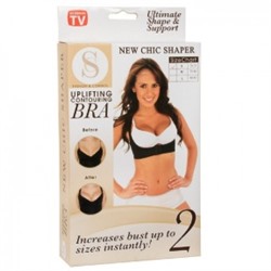 TV-168 Корсет бюстгальтер Chic Shaper Bra размер L. (окружность под грудью 80-85 см)