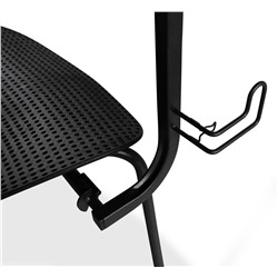 Конференц-стул SHT-S85М-RD-2 с пюпитром
                        черный / черный муар