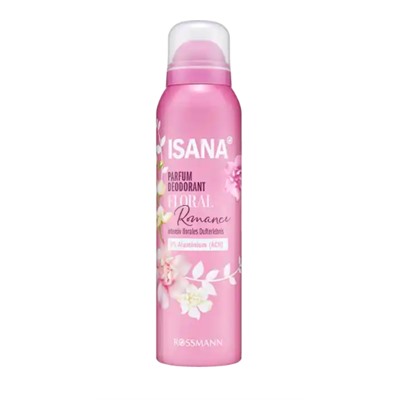 ISANA Parfum Deodorant Spray Floral Romance ИСАНА Парфюмированный дезодорант-спрей Цветочная романтика 150мл